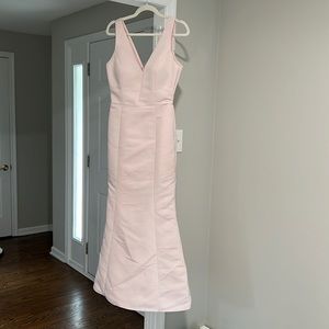 Amsale Mackayla Bridesmaid Dress in Blush